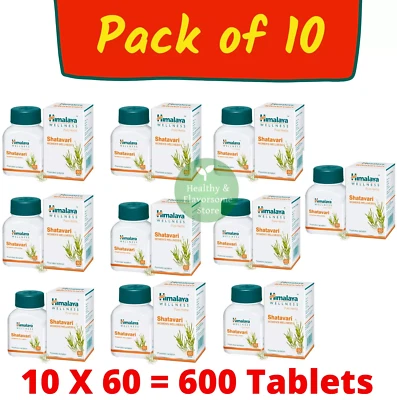 Himalaya Herbal Shatavari for Women Health 10 Box 600 Tabs Exp 2027 LIVRAISON...