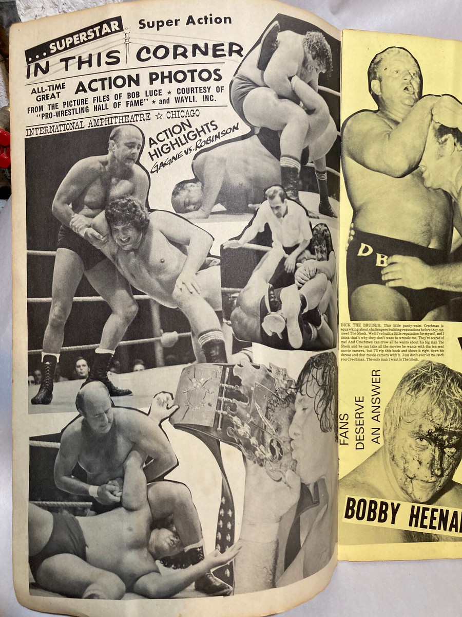 VINTAGE PRO WRESTLING PROGRAM 1970'S SOX PARK | eBay