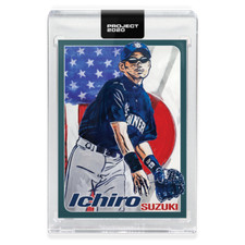 2020 TOPPS PROJECT 2020 #169 ICHIRO SUZUKI - BY BLAKE JAMIESON
