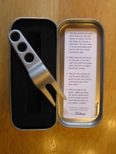 Scotty Cameron Divot Pivot Tool SILVER with Red Dot and storage tin Titleist NEW