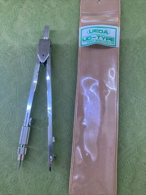UEDA Silver Drafting Tool Compass Engineering Instrument 6 