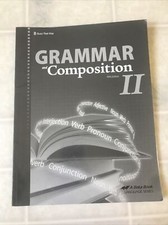 A Beka Grammar and Composition II Quiz and Test Key Fifth Edition