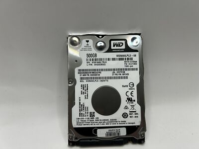 Western Digital Black WD5000LPLX 500GB 2.5'' 7200RPM SATA Hard Disk Drive HDD