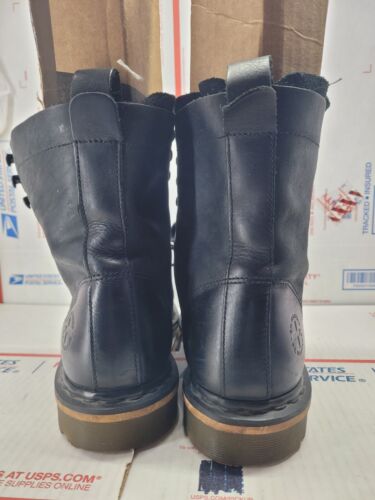HERREN DR. MARTENS PIER SCHWARZ LEDER HOHE STIEFEL GRÖSSE US 11 UK 10 EU 45 Gebraucht - Bild 3 von 12