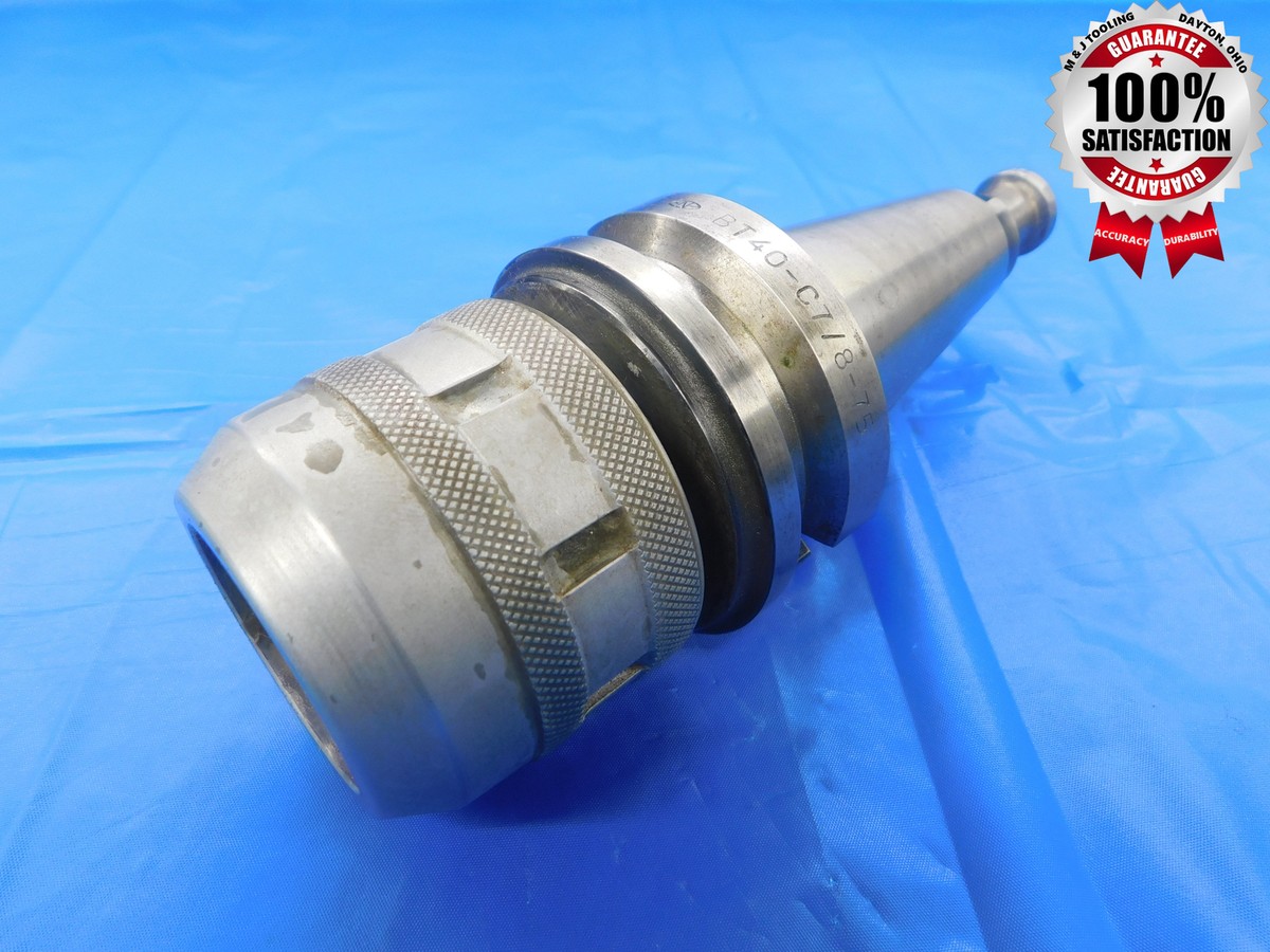 BT40 NIKKEN BT40-C7/8-75 7/8 I.D. MILLING CHUCK TOOL HOLDER BT40 NIKKEN BT40-C7/8-75 7/8 I.D. MILLING CHUCK TOOL HOLDER