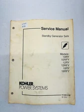 Kohler Power Systems Standby Generator Service Manual 10RY/RFY 12RY/RFY 18RY/RFY