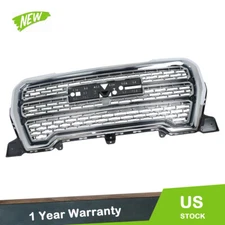 Front Upper Grille Chrome New Factory Style For GMC Sierra 1500 Denali 2019-2021