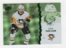2023-24 UPPER DECK ICE HOCKEY GREEN PARALLEL CARD #1-150 PICK THE ONES YOU WANT