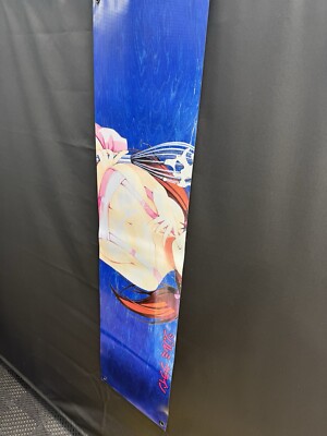 Hook-Ups Skateboard Banner Jeremy Klein  cooking mama 12'' X 48'' .