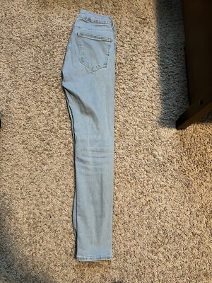 aeropostale super skinny jeans men 32S light blue slightly used