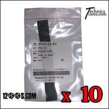 10 X Technics Sl 1200 1210 Pitch Control Shading Cloth Felt Strip Sfuz122-01