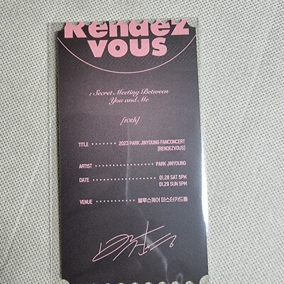 GOT7 2023 PARK JINYOUNG FANCONCERT[RENDEZVOUS]OFFICIAL MD