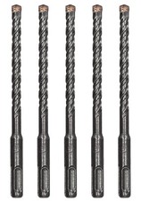 5/16"x8" SDS Plus Rotary Hammer Drill Bit Carbide Tip for Masonry Concrete-5Pcs