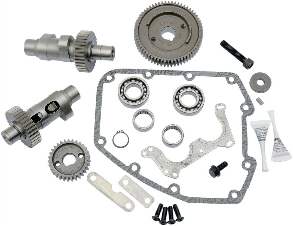 S&S Cycle 583 EZ Easy Start Gear Drive Cams .583 Lift Harley Twin