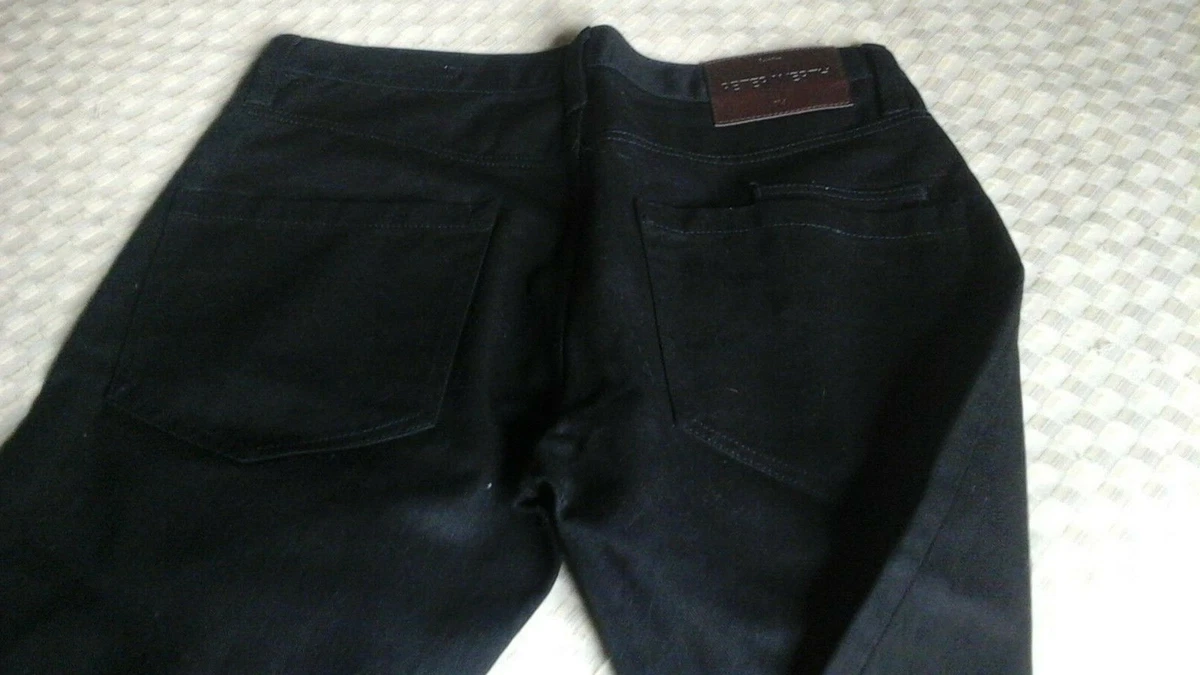 Peter Werth No1 London Black Slim Fit 32 L NWT eBay