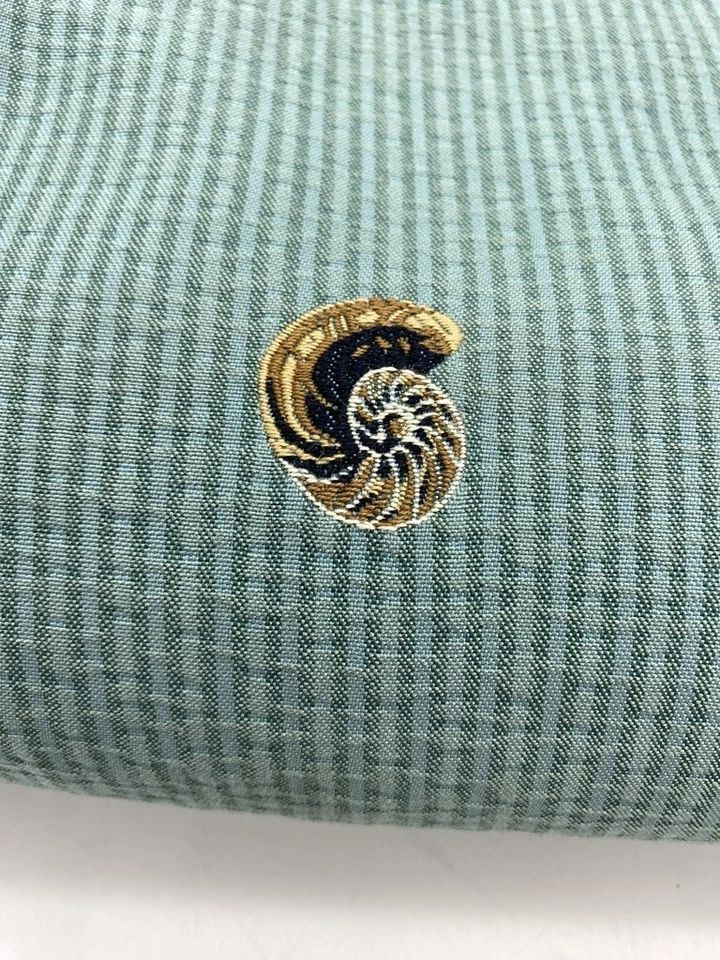 Beach Theme Blue Green Upolstery Fabric 3 yards X 54" Cotton Tapestry Sea Shells - Image 2 of 4