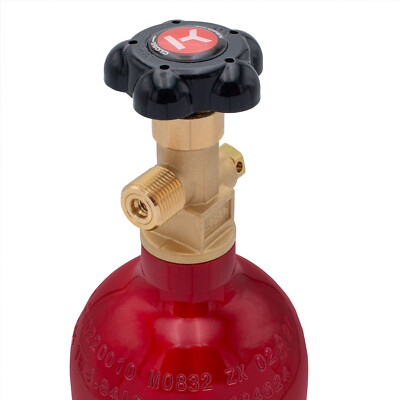 Kegco 2.5 lb. Aluminum Co2 Tank with Electric Red Epoxy Finish | eBay