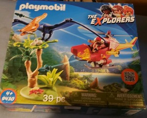 playmobil adventure copter with pterodactyl