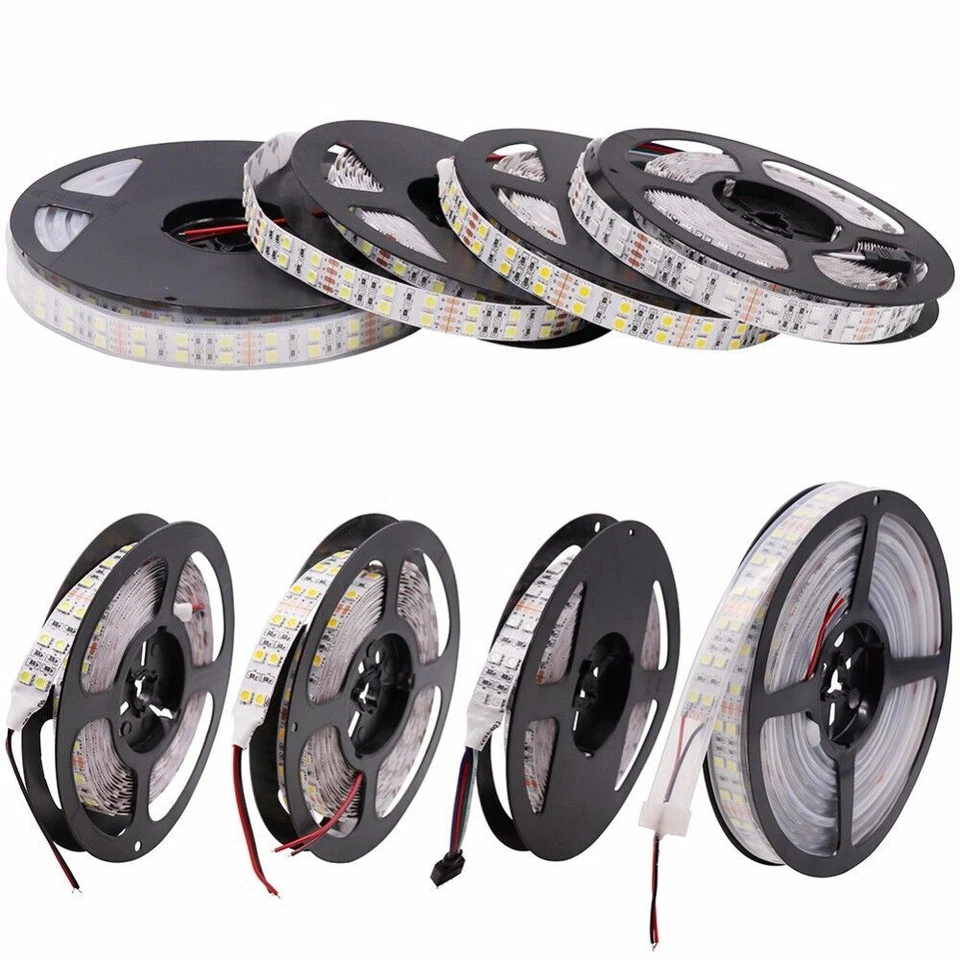 24V 600LED Double Row LED Strip Light 5M 5050 RGB Cool White Waterproof Flexible - Image 2 of 4