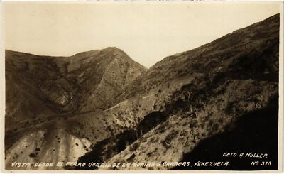 PC CPA VENEZUELA, VISTA DESDE EL FERRO CARRIL, ECHTFOTO Postkarte (b22156)