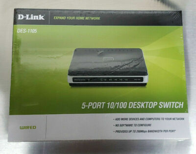 D-Link DES 1105 Desktop Switch - switch - 5 ports