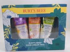 New Gift Box Burt's Bees Hand Cream Trio with Shea Butter 1oz/28.3g per tube