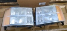 2007-2013 GMC Sierra 1500 Left & Right Side Headlight Set Pair