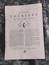 1931 print ad-American Telephone and Telegraph-AT&T-Bell Systems-Courier of Word