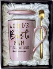 Father's Day Gift from Daughter Son - World's Best Dad - Daddy Mug Printed with