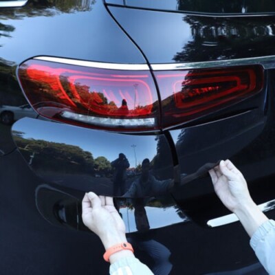 Smoke Black ABS Tail Light Lamp Guards Cover For Mercedes Benz GLS Class 20-2022