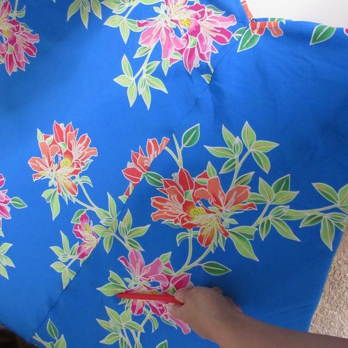 Tommy Bahama Bufanda Vestido Mujer Pequeño Azul Floral Pañuelo Asimétrico Nuevo con Etiquetas - Imagen 12 de 13