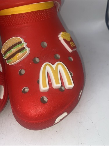 McDonalds Crocs LIMITED EDITION Unisex M-7 WM-9 EUC - Picture 5 of 10