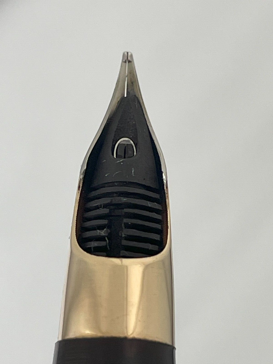 RARE: 1950s Sheaffer Valiant Snorkel Made in Australia, Wide Band