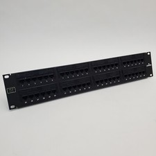Leviton 5G584-U48 CAT 5e GigaMax Universal Patch Panel 48-Port 2RU