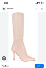 Raye Pia Boots Size 7 Bone