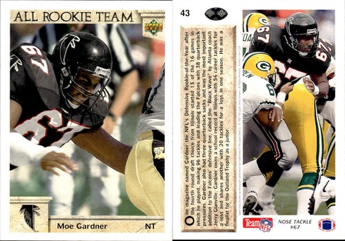 1992 Upper Deck Series 1 Football Complete Your Set #1-250 You Pick! - Picture 35 of 192