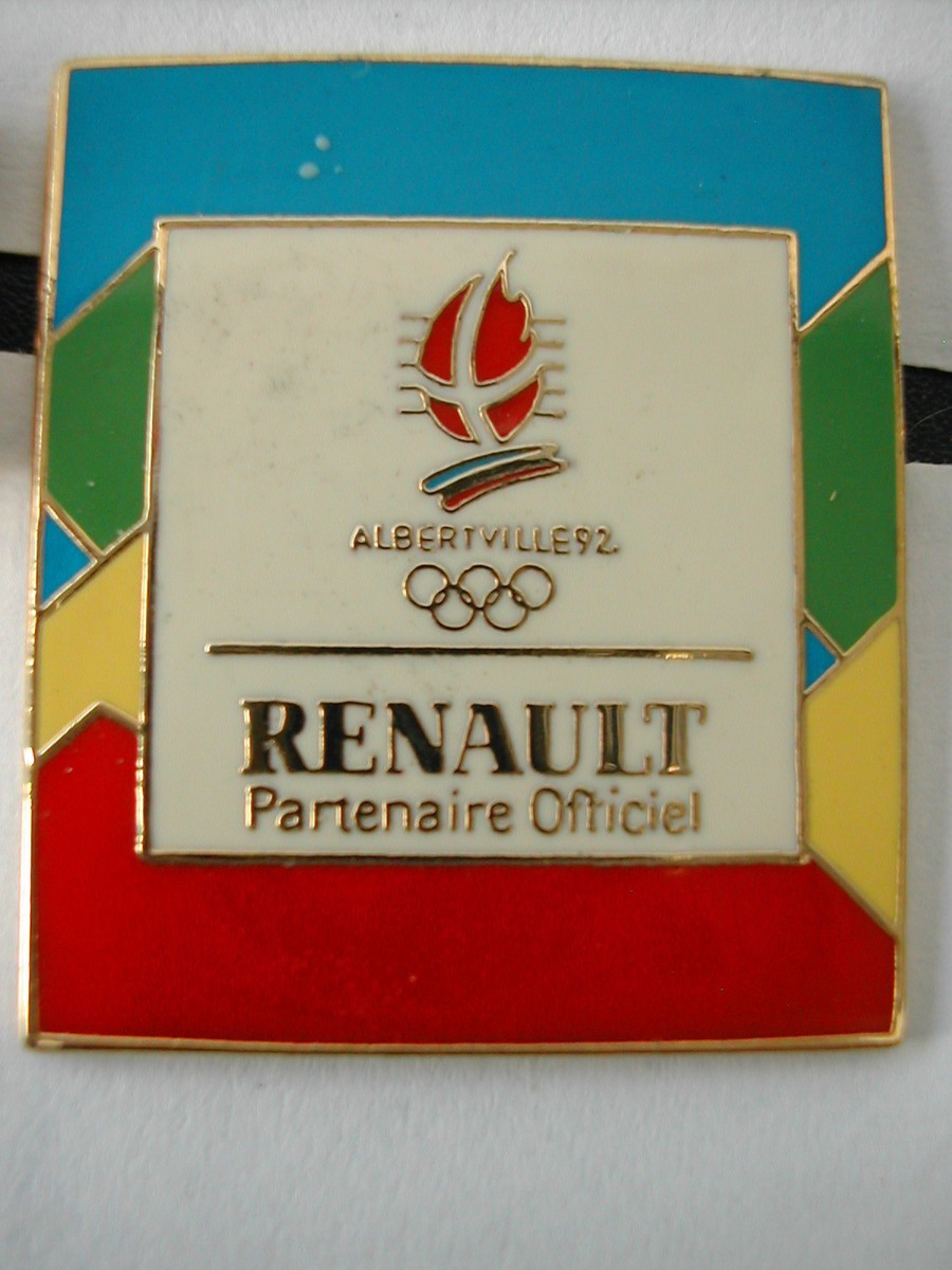 Pins RENAULT - J.O. D'ALBERVILLE 1992 - Collection