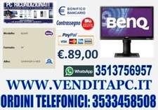 X PC Computer fisso Monitor 24" BENQ BL2400 USATO RICONDIZIONATO GARANTITO