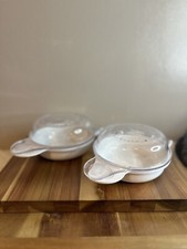 Nordic Ware Microwave Eggs 'n Muffin Breakfast Pan VTG Made In USA 2 Count