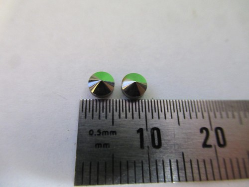 LOT 2 EA OPTICAL GERMANIUM METAL LENSES INFRARED MIL SPEC LENS OPTICS S8-A-58 - Picture 3 of 6