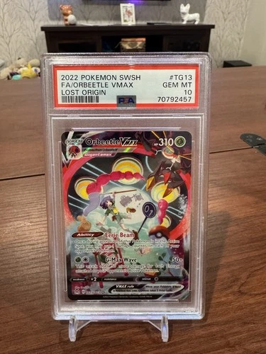 Pokémon Orbeetle VMAX TG13/TG30 Lost origin PSA 10