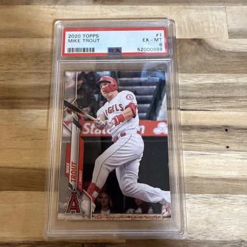 2020 Topps Mike Trout RC PSA 6 Los Angeles Angels #1 - Worst Slabbed Card Ever?