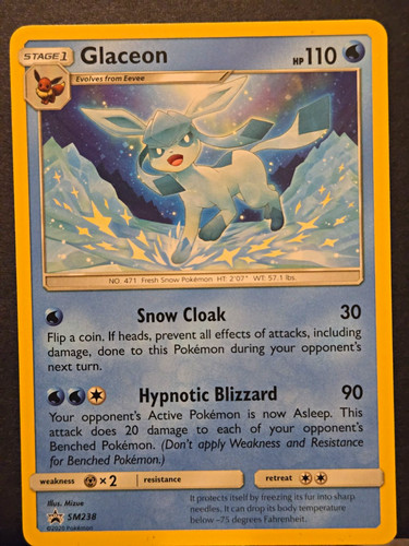 Glaceon SM238 SM Promo English Regular