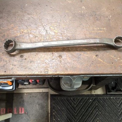 1943-45 Vlchek WBH4042 Wrench 1-1/4 x 1-5/16 Offset Box End, USA VINTAGE 