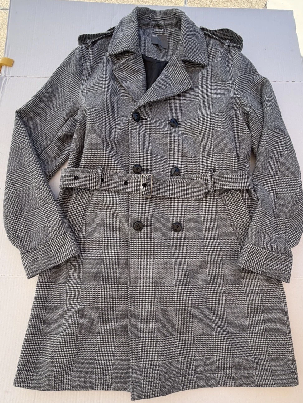 ASOS Mens Jacket Grey 100% Polyester Size M