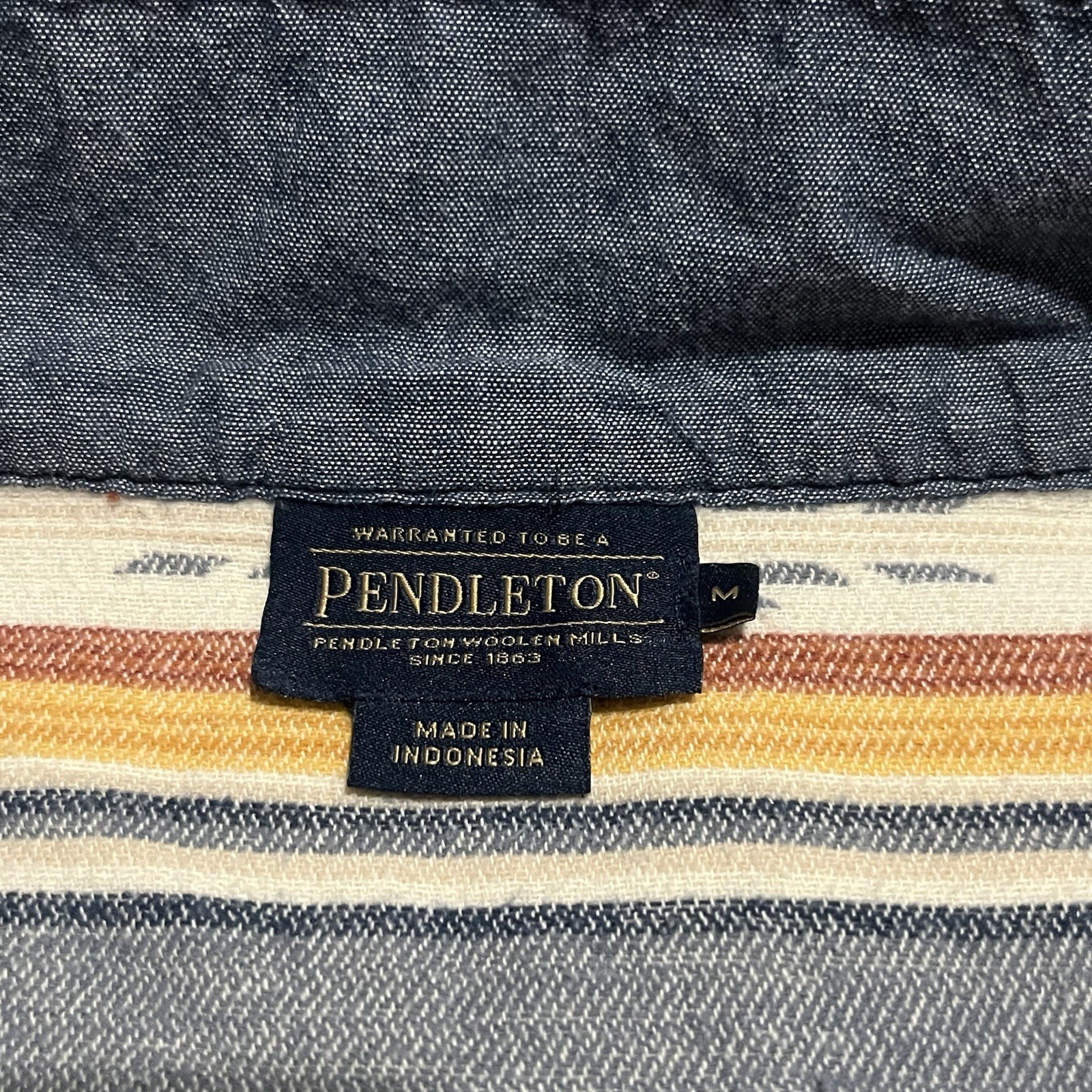 Pendleton Doublesoft Half Zip Jacket Aztec Stripe… - image 3