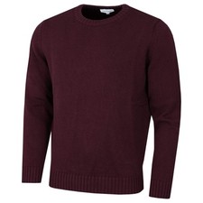 Image of Calvin Klein Mens 2026 Knit Campus Crew Neck Cotton CK Golf Sweater 33% OFF RRP