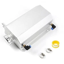 RASTP Universal 2L Coolant Overflow Tank, Aluminum Coolant Radiator... Fast Ship