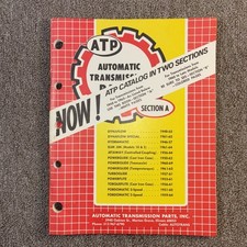 1970 Atp Automatic Transmission Parts Catalog Section A Manual Dynaflow 1970 Atp Automatic Transmission Parts Catalog Section A Manual Dynaflow