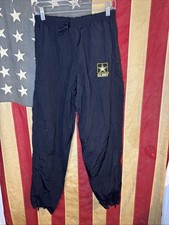 Small Long APFU Pants Army Black Gold PT Physical Fitness Pants Female B049